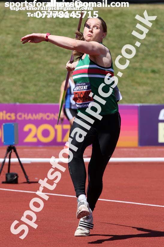 Womens javelin, World Championship Team Trials, Alexander Stadium, Birmingham